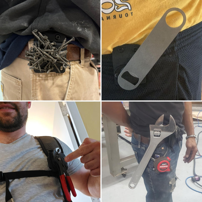 MagMaster | The Original Magnetic Tool Holder - Super Strong - Clip-On Any Belt, Tool Bags or Pocket - Assembled in USA MagMaster