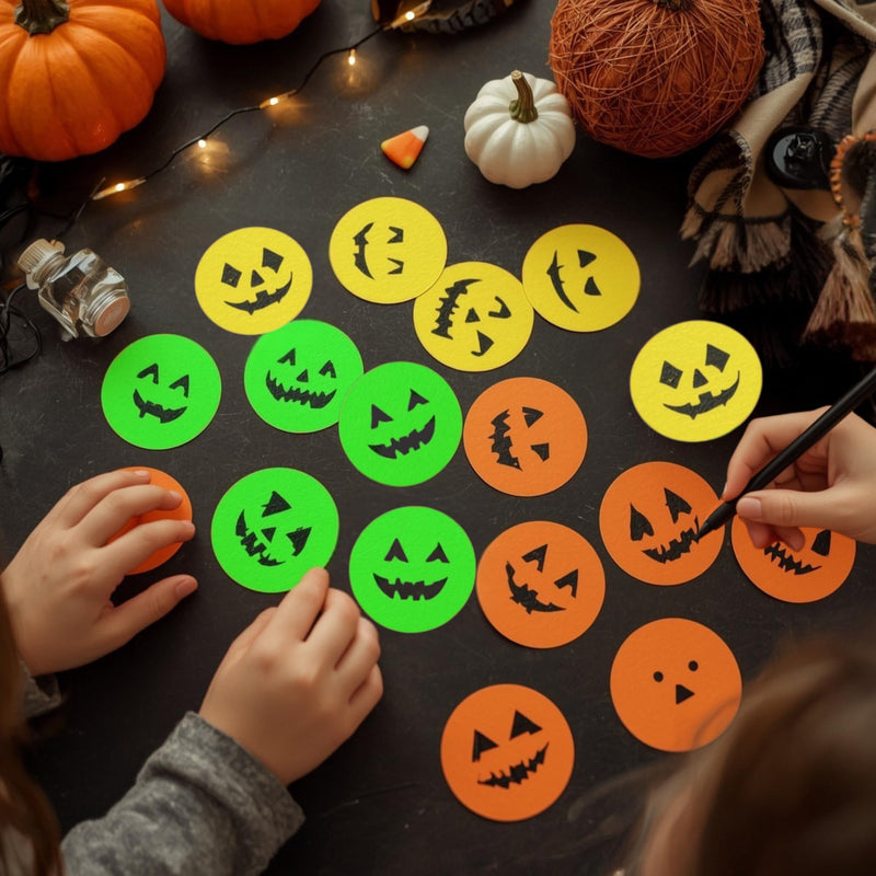 ChromaLabel 2 Inch Color Coded Stickers, Color Coding Label Dots, Fluorescent Green Write On Label, Permanent Circle Stickers, 500 Round Labels per Roll 2"