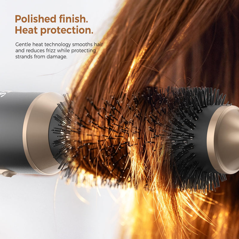  [AUSTRALIA] - UKLISS 5 in 1 Hair Air Styler Dryer Brush Set with Air Curlers for Women | Blow Dryer Hair Styling Tools Multi Styler Hairstyler Airstyler Hair Curler Straightening Volumizier Women Gifts Black