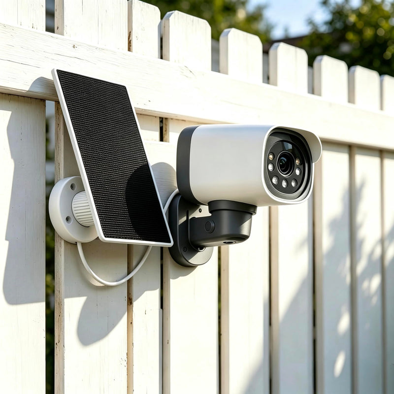 6W Waterproof Solar Charger for Outdoor Security Camera & Bird Feeder