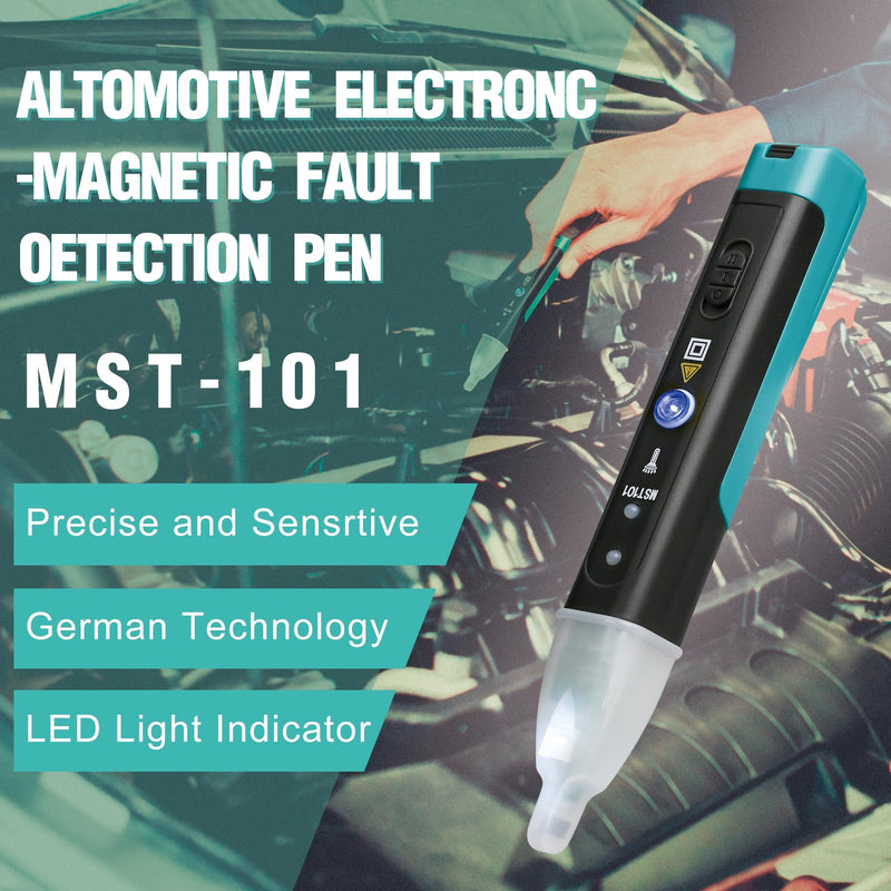  [AUSTRALIA] - Car Spark Tester, Automotive Electronic Faults Detector, Auto Ignition Coil Tester Tool MST-101 with LED Light Indicator Buzz