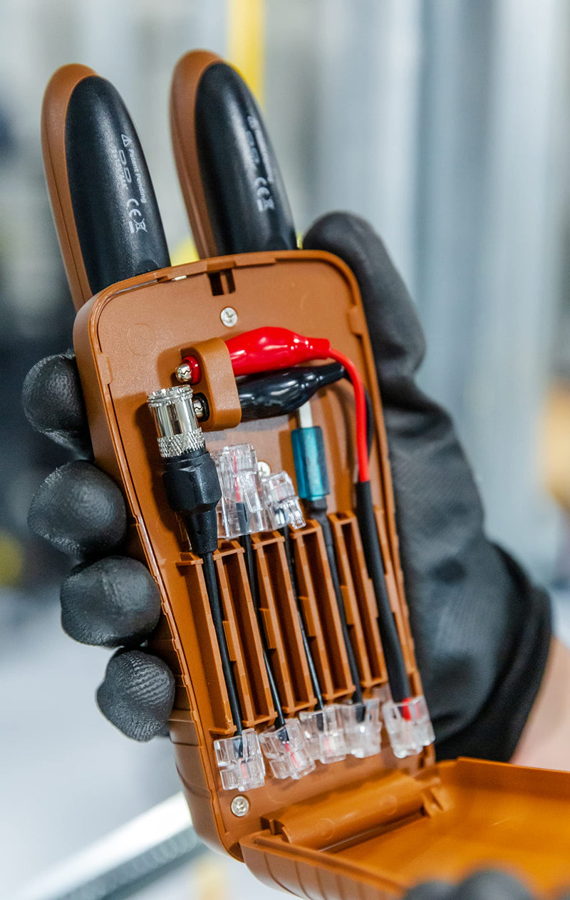 Southwire Contractor Tone Probe Kit - Fast Cable Tracing Behind Walls - On-Board Test Lead Storage - Flashlight - Signal Strength Indicator - Nylon Case