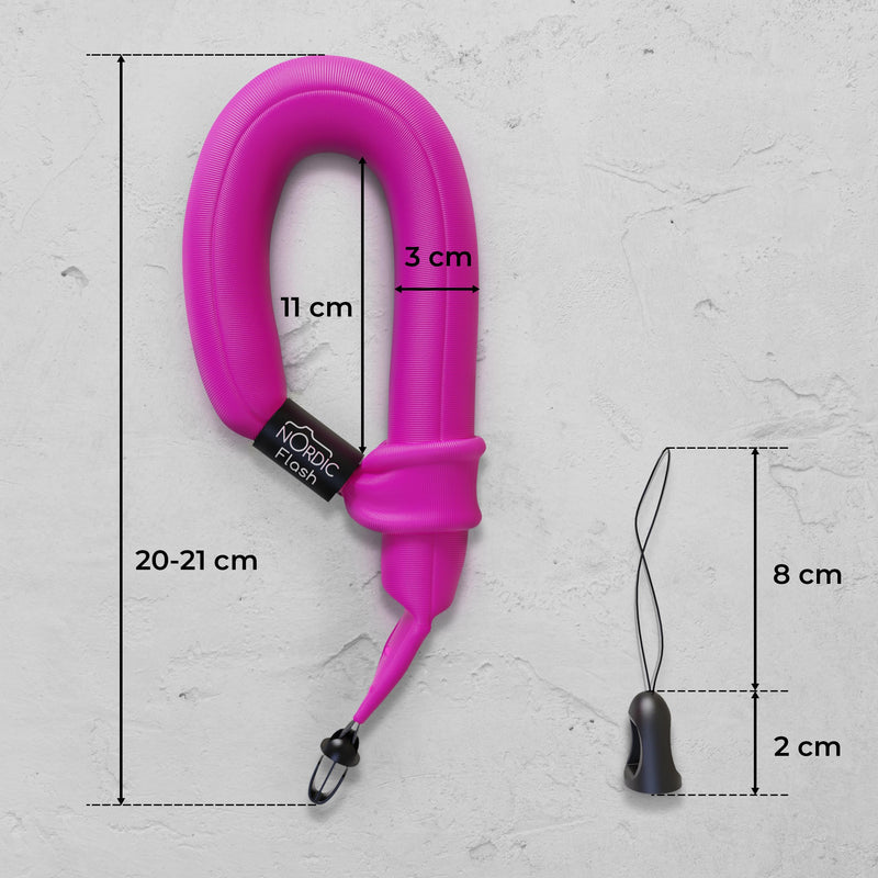Nordic Flash Floating Camera Wrist Strap – Waterproof Wrist Strap for GoPro, Action Cameras, Waterproof Phone Cases & More Pink Blush 1