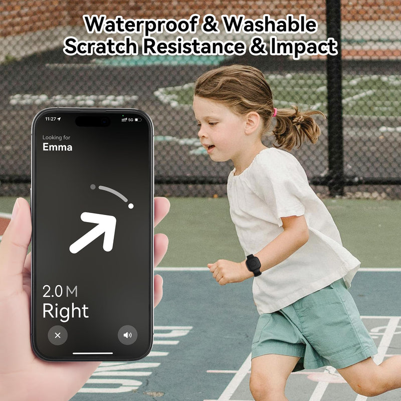 Waterproof Silicone Bracelet for Tile Mate 2024/2022, 2Pack | Hidden GPS Tracker Holder for Kids,Teens & Elderly, Adjustable Anti-Lost Wristband,Durable,Lightweight,Pink/Purple Pink&Purple