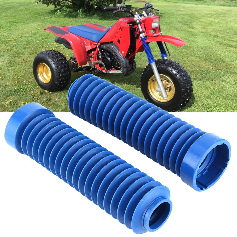 KIMISS 2pcs Fork Boot, Rubber Front Fork Shock Boot Damper Fit for ATC 250R 350X 1983 ‑ 1986,51611‑HA2‑003