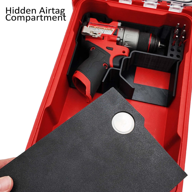 Liner for M12 Fuel Drill Driver Impact and Milwaukee Packout Compact Tool Box organizer