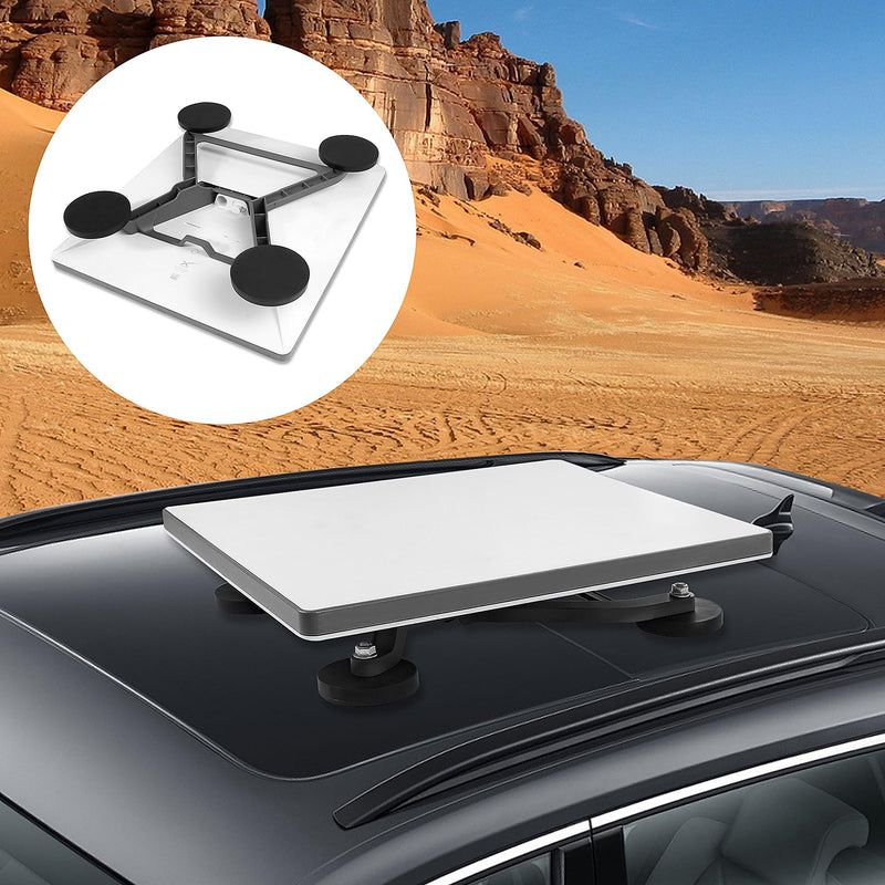 for Starlink Mini Mount,220 lbs Strong Magnetic Roof Car Mount | 2'' Low-Profile,Quick Release,Aluminum Alloy,Stable Signal,Weatherproof,for Flat Metal Surface,for RV Car Truck Boat