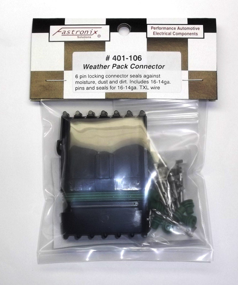 Fastronix Weather Pack Connector Kit (6-Pin) 6-Pin