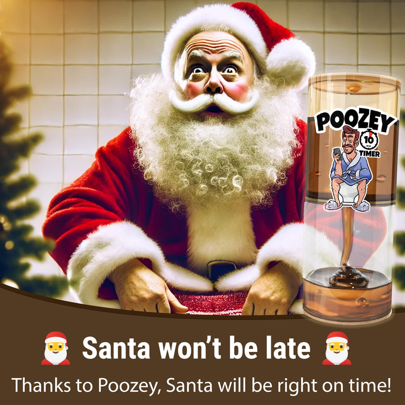 | Funny Poop Timer for The Toilet | A Gift for Dads and Husbands Who Spend Too Long in The Loo