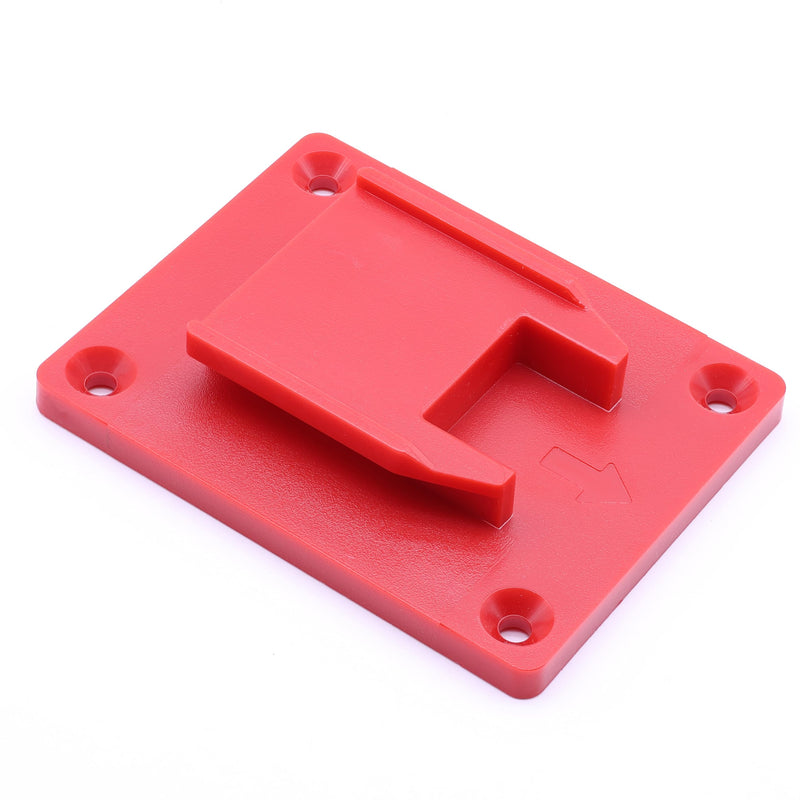 20 Pack Battery Holders Tool Holders for Milwaukee M18 18V Drill,10pcs Tool Hangers and 10pcs Battery Organizer Wall Mount(Red,70pcs Screws)