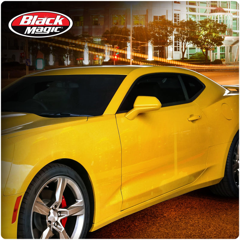 Black Magic Insta-Cling 5% VLT Tinted Window Film, Reusable Car Window Tint — Black 5%