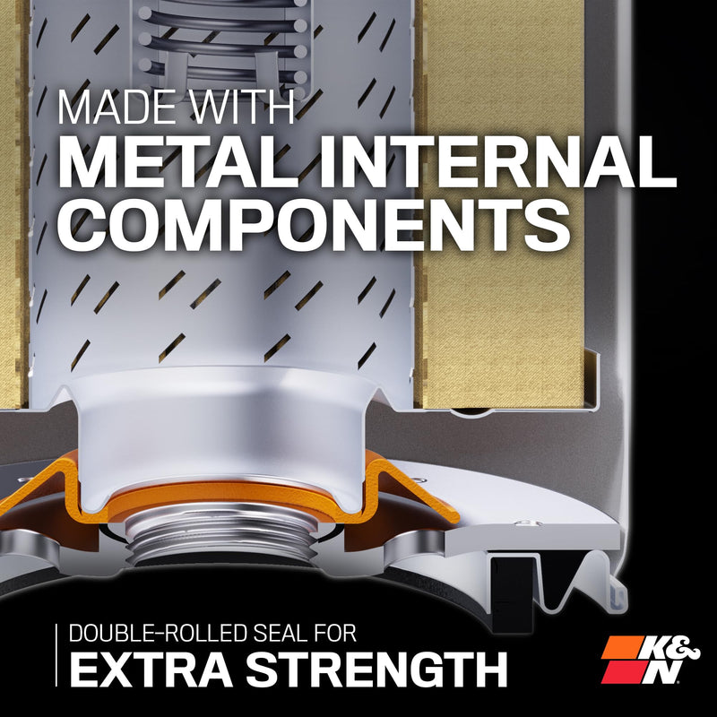 K&N Premium Oil Filter: 20,000 Mile Engine Protection with Wrench Off Nut: Compatible with GMC/Cadillac/Chervolet/Buick (See Product Description for Select Models) HP-2012