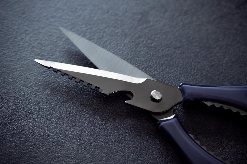 TB Laguiole Evolution - Kitchen Scissors Design - Multifunctional Professional - High-end Poultry Shears (Black) Black
