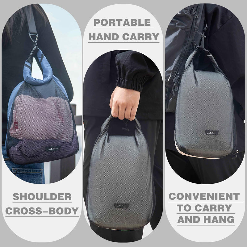 Bee Nesting Waterproof dry sack Lightweight Dry Bag Soft and comfortable stuff sacks for backpacking Rafting Boating Camping (Green, 4L 8L) Green