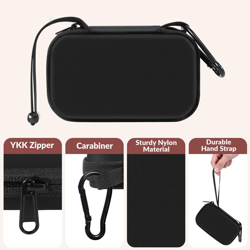 External Solid State Drive Case for Sandisk Extreme/Extreme Pro/Creator Pro | THD EVA Protection Case for Sandisk 500GB 1TB 2TB 4TB 8TB Portable SSD Hard Drive (Nylon Material) 1.External Solid State Drive Case