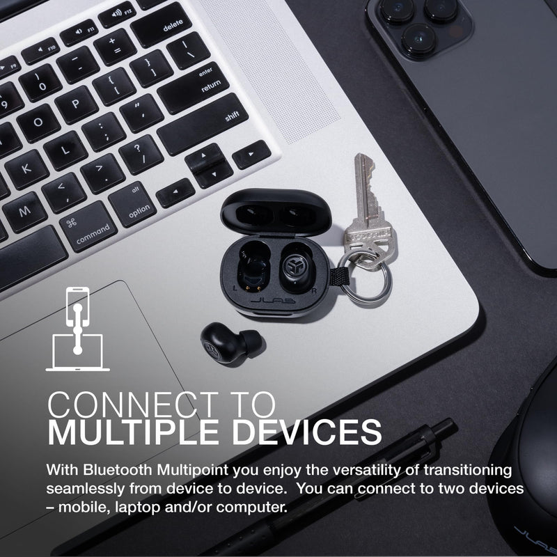 JLAB JBUDS MINI True Wireless Bluetooth Earbuds - Black