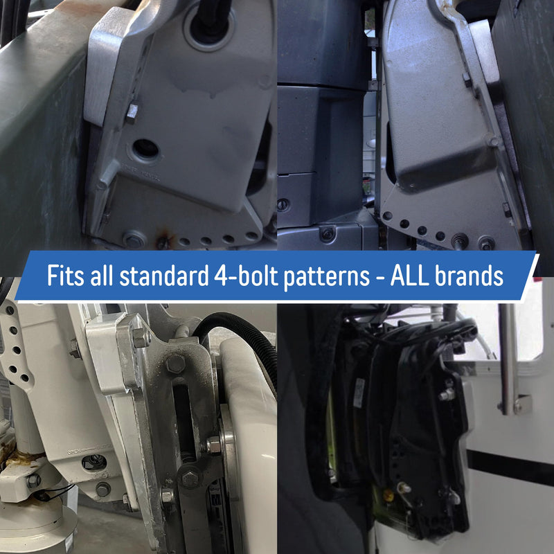5 Degree Positive Tuck Transom Wedge for All Brands - Port + Starboard (1 Set)