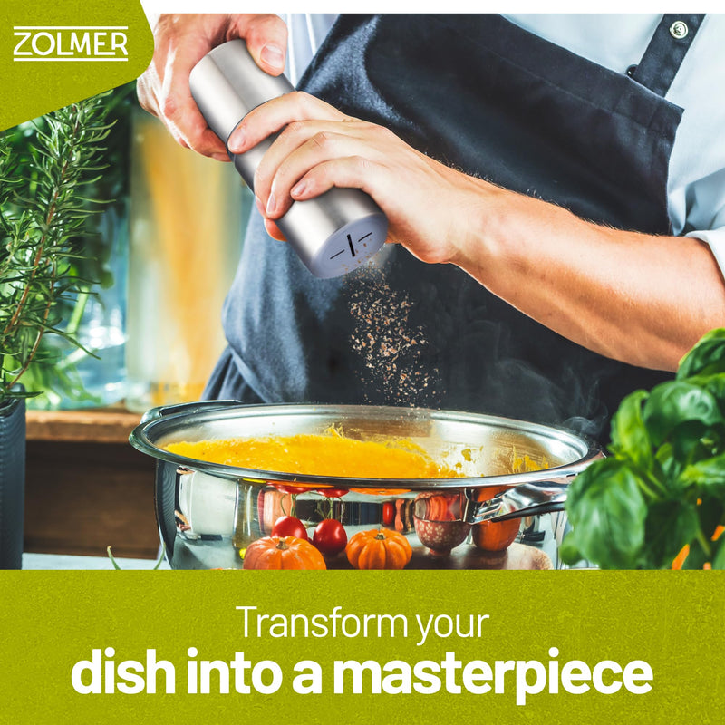 Professional Nutmeg Grinder with Sharp Blade for Whole Nutmeg, Powder Finish, Stainless Steel Nutmeg Grater – ZOLMER®