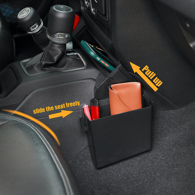 JVMA Center Console Organizer Gear Shift Tray for Jeep Gladiator Accessories and Jeep Wrangler JL JLU 2025 2024 2023 2022-2018 Rubicon Sahara 4xe Storage Box Hook (US Patent) Interior L