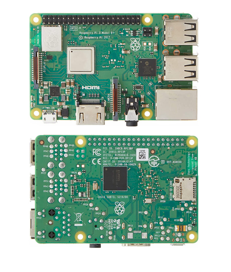 DIGISHUO 9 in 1 Complete Starter Kit Raspberry Pi 3 Model B+(B Plus) Module&Two Cases&HDMI Cable&32G SD Card&Heatsink kit&Fan