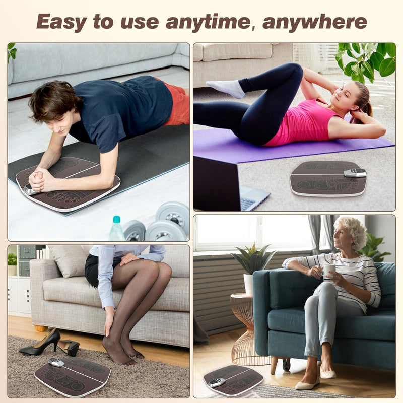 Transcutaneous Electrical Nerve Stimulator for Pain Relief, EMS Foot Stimulator for Increase Blood Flow Circulation,Temporarily Reduce Lower Extremity Pain.Gifts for Friends and Parents.