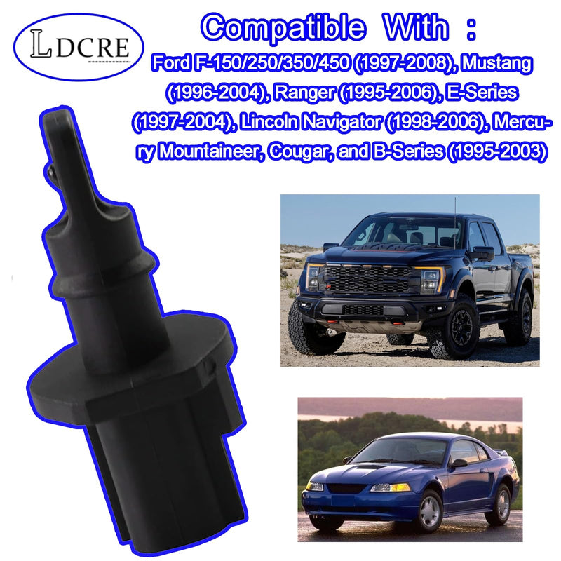 158-1424 Air Charge Temperature Sensor Fit for Ford E-150 E-250 E-350 Expedition 1997-2002,F-150 F-250 F-350 1997-2008,Mustang Navigator Ranger 1999-2005,Intake Air Temp Sensor Replace DY735 AX31
