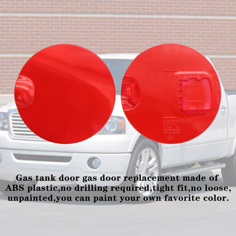 Replace 4L3Z-99405A26-EAA Red Gas Tank Cap - Ford F-150 (2004-2008) & Lincoln Mark LT (2006-2008) Side Fuel Door