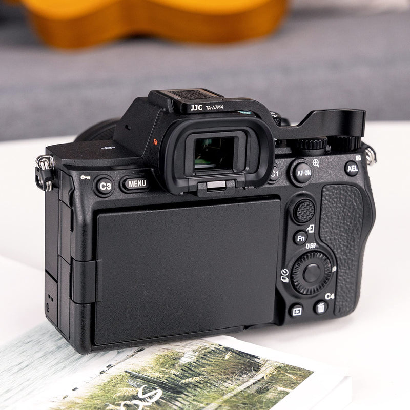 JJC Metal Thumb Up Rest Hand Grip for Sony A7R5 A7R V A7M4 A7 IV, Hot Shoe Thumb Support for Easier Handling & Secure Hold For Sony A7M4/A7R5