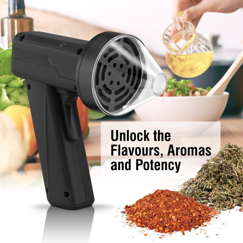 2.5" Large Electric Grinder Herb Grinder, Auto Spice Grinder with Auto Dispensing (Black) Black