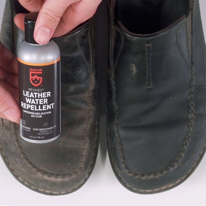 Gear AID Revivex Leather Shoe and Boot Cleaner Conditioning Kit, Restore Your Sneakers, Work and Hiking Boots, Includes Soap 1 Pack
