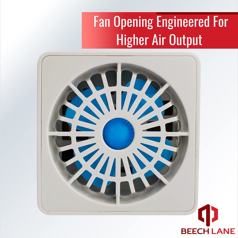 Beech Lane RV Fridge Fan, Patented, High Power 3,000 RPM Motor, Easy On and Off Switch, Multiple Side Vents Increase Airflow, Durable Construction, Efficiently Cools Refrigerator (Natural) Natural