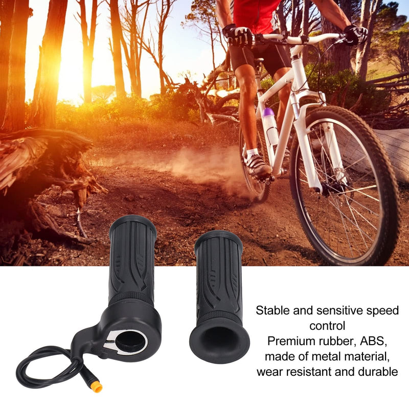 Topyond 20X Full Twist Throttle, Stable E-Bike Throttle, Electric Bike Throttle, Full Twist Throttle Ebike for Scooters and Electric Bicycles with Waterproof Connector and Screwdriver