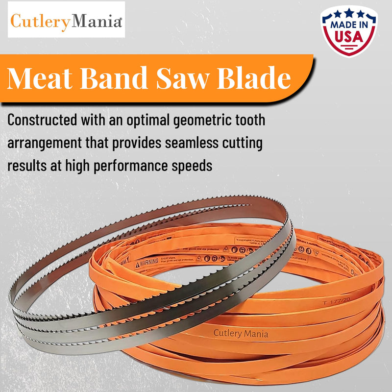 Cutlery Mania 4 Pack Meat Band Saw Blade 5/8x.022x4TPIx 98 inch