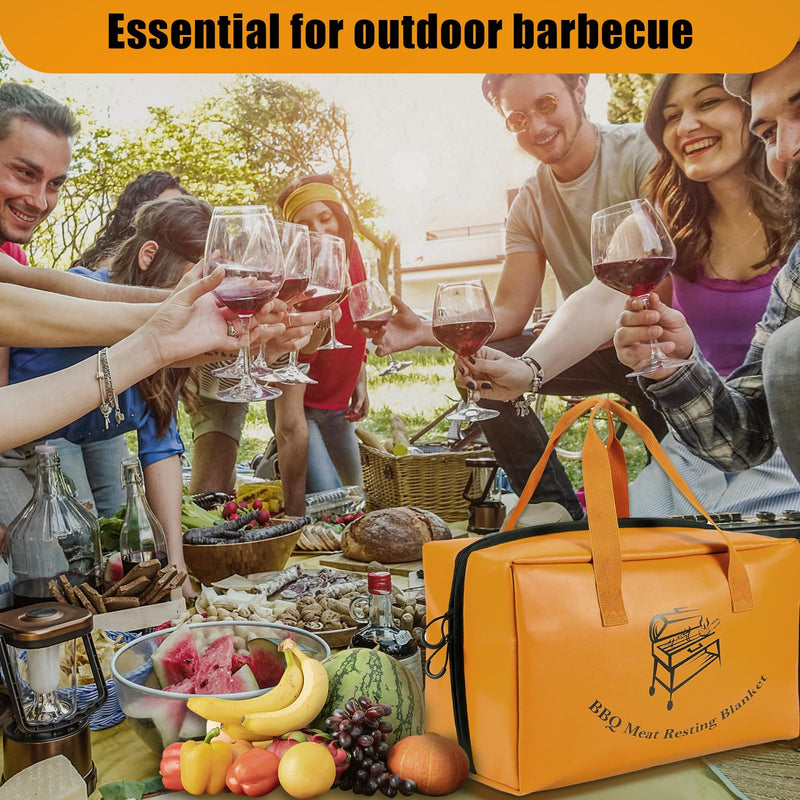 BBQ Blanket for Resting Meat,Insulated Meat Resting Bag,Meat Resting Bag,Rest BBQ Blanket,Insulated Meat Resting Bag