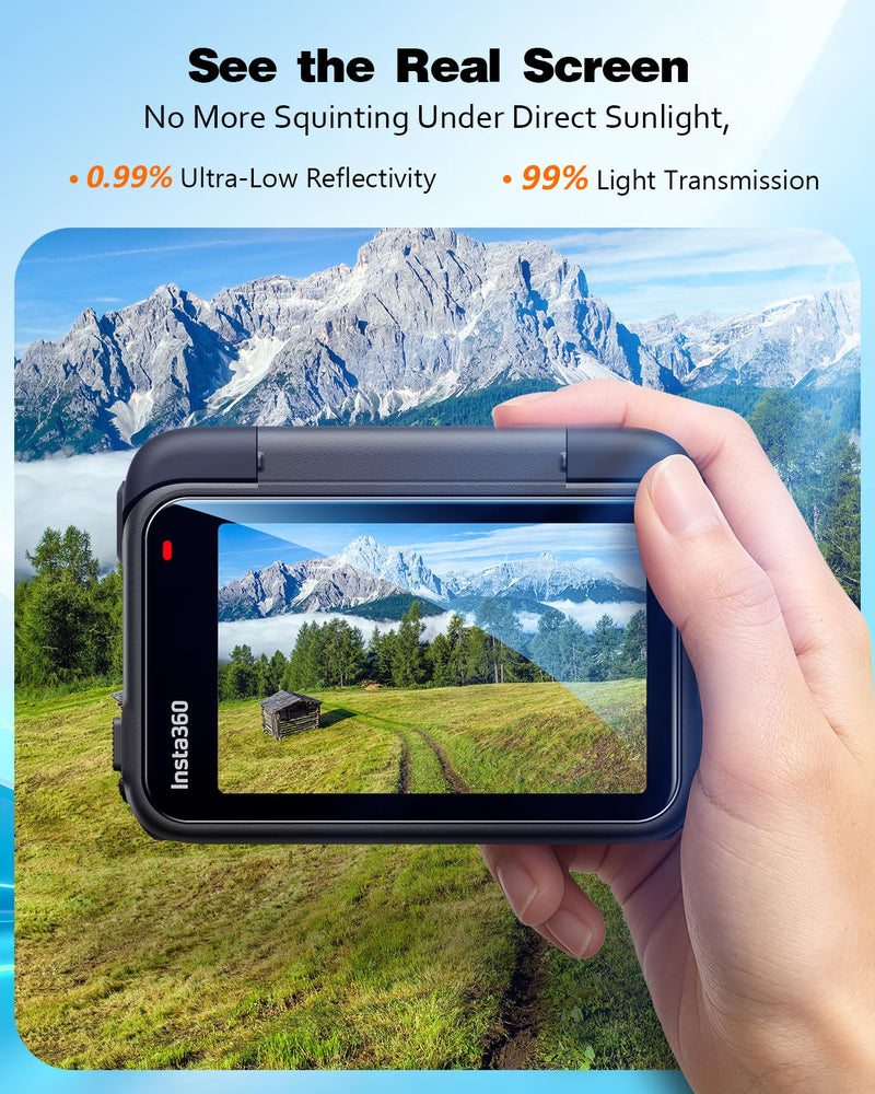 LK 2+2+2 Pack Screen Protector for Insta 360 Ace Pro 2+Lens Protector Transparent