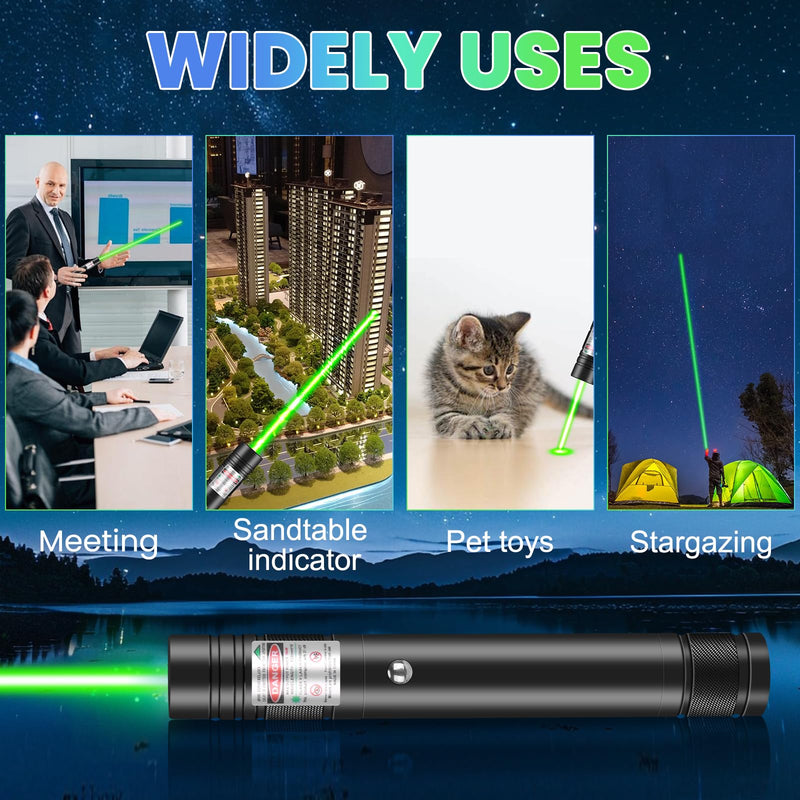 Green Laser Pointer High Power, Long Range Laser Pointe for Astronomy,Outdoors