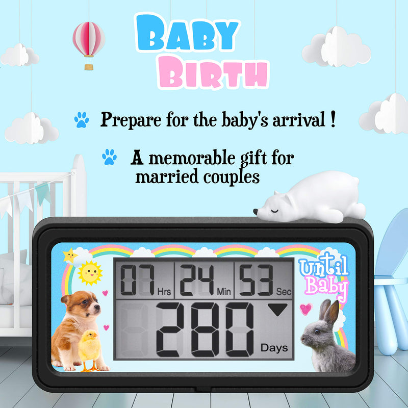 Digital 9999 Days Countdown Clock Timer with Backlight - Count Down Your Retirement, Wedding, Christmas, Vacation and All Calendar Event Dates in Your Life - Dog Collection (Black - 8 Frames) Life's Best Moments (Black - 8 Frames)