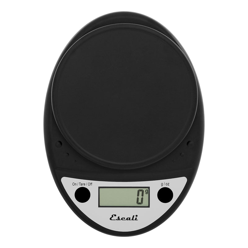 Escali Primo NSF Listed Digital Scale, 11 lb/5 kg, Black (SCDGP11BK)