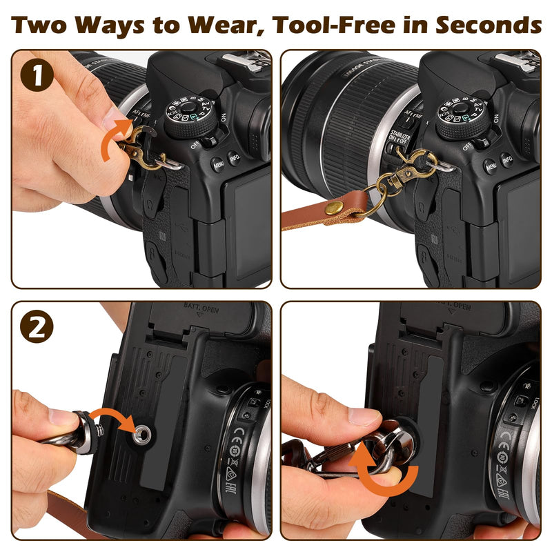 Dual Camera Harness for Photographers, Double Camera Strap for DSLR/SLR | Adjustable Camera Shoulder Strap, Professional Camera Holster for 2 Cameras, Cross-Back Sling for Wedding, Wild