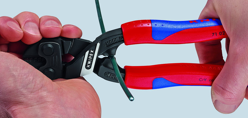 KNIPEX Tools - CoBolt Compact Bolt Cutter, Multi-Component (7102200), 8- Inch Comfort Grip 8-Inch Comfort Grip