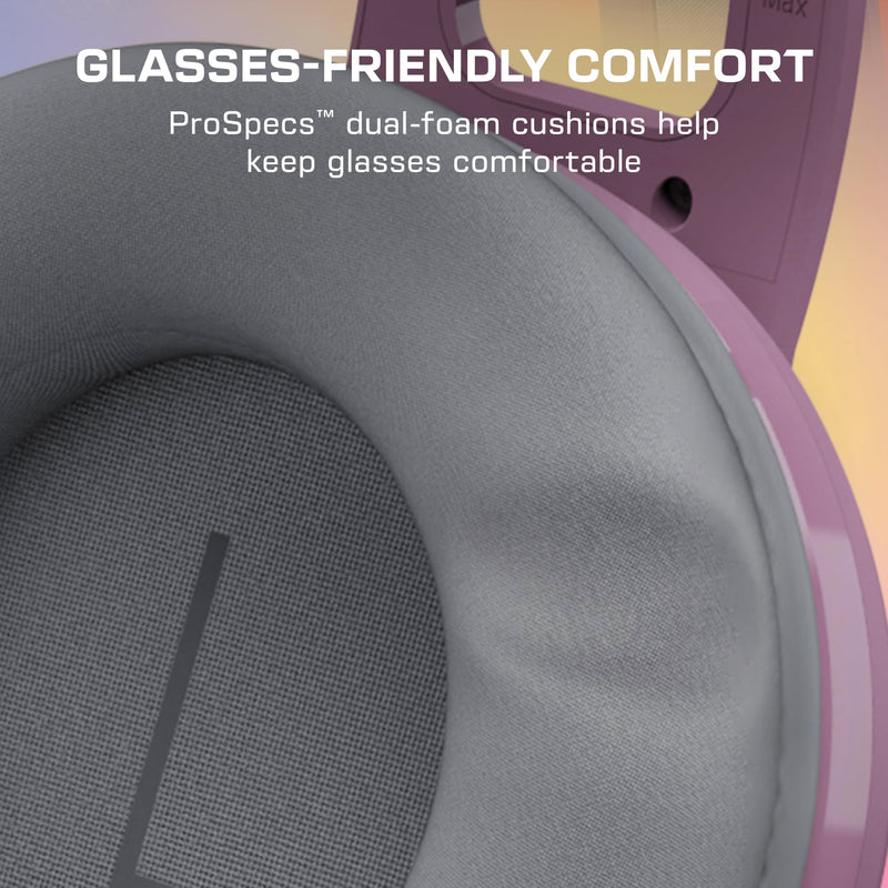 Turtle Beach Atlas 200 Wired Multiplatform Gaming Headset for Xbox, PS5, PC | Xbox Series X|S, Xbox One, PlayStation, 50mm Drivers, Flip-to-Mute Mic, Memory Foam, Floating Headband, Lilac Mist