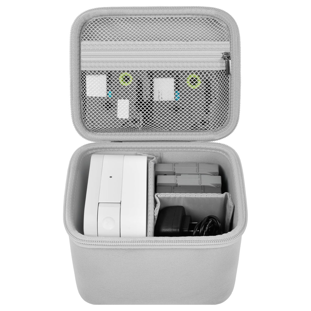 Case for Brother Industries Brother Label Printer P-Touch Cube PT-P300BT, Hard Carrying Bag for Compatible Label Printer Tape, Labeler, Rolls, and USB Cable (Case Only, Device Not Included)