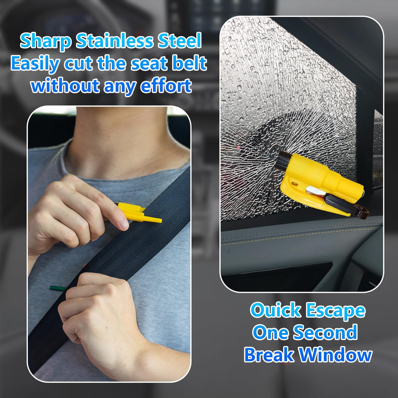 【Compatible with Honda CR-V】 Seat Gap Filler,No Drop Seat Guard Compatible with Honda CR-V,Drop Seat Guards for Cars(2Pcs),Emergency Keychain Car Escape Tool(2Pcs)
