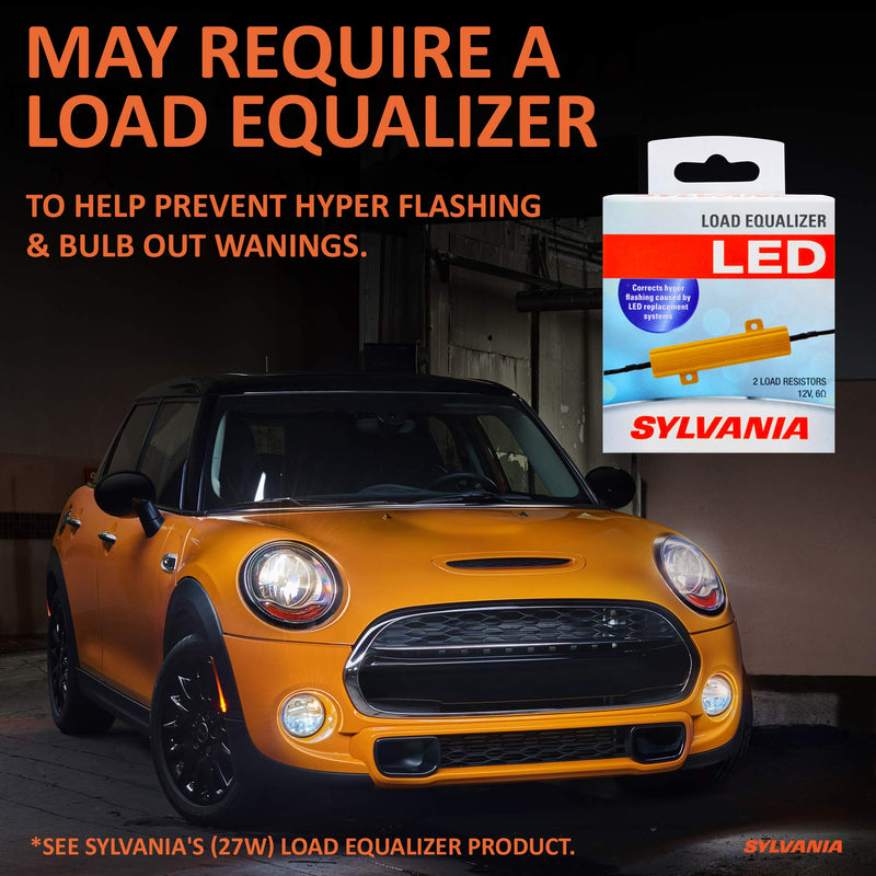 SYLVANIA - 921 T-16 W16W ZEVO LED White Bulb - Bright LED Bulb, Ideal for Interior Lighting - Map, Dome, Trunk, Cargo and License Plate (Contains 2 Bulbs)