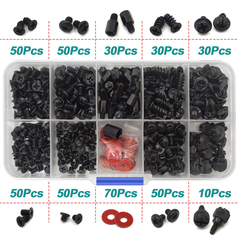 Computer Screws PC Assembling Standoff Set Motherboard Screws 420pcs