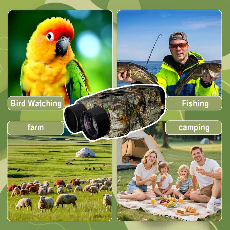 Kids Camera & Night Vision Goggles for Kids Boys and Girls, Christmas Birthday Gifts, Night Vision Binoculars with 16GB Memory Card(Camouflage) Camouflage