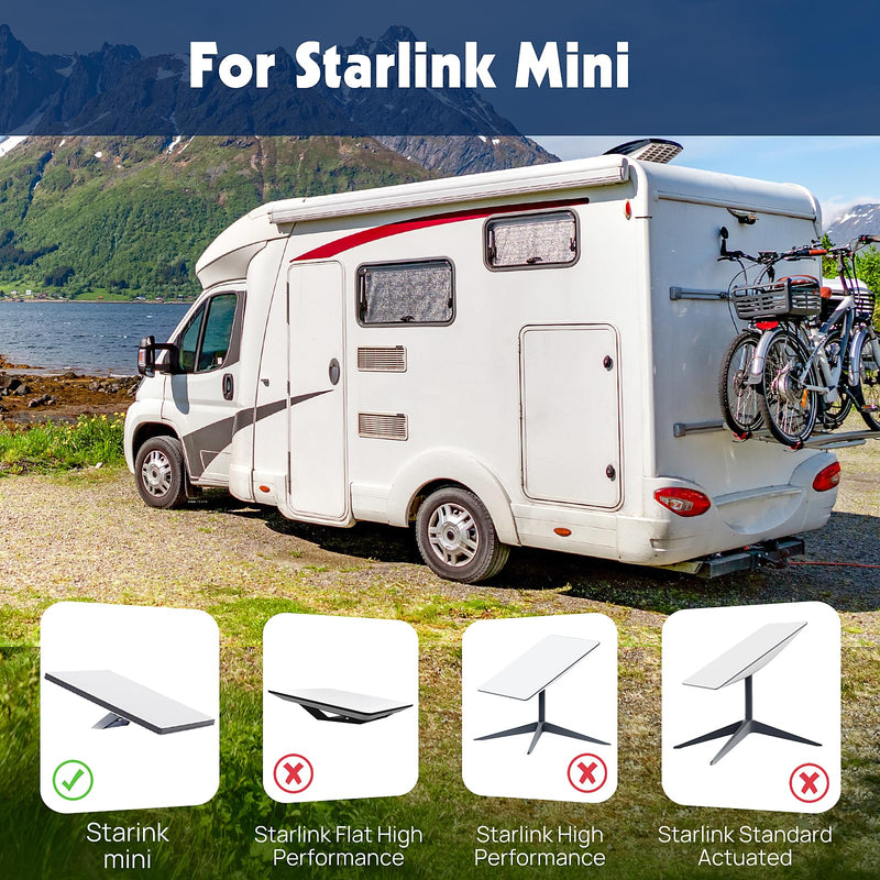 Starlink Mini Car Adapter - 12V~24V DC Power Cable with Adapter for Starlink Mini - Compact & Stable Starlink Mini 12v Adapter for Car, RV, Camping, and Off-Grid Use