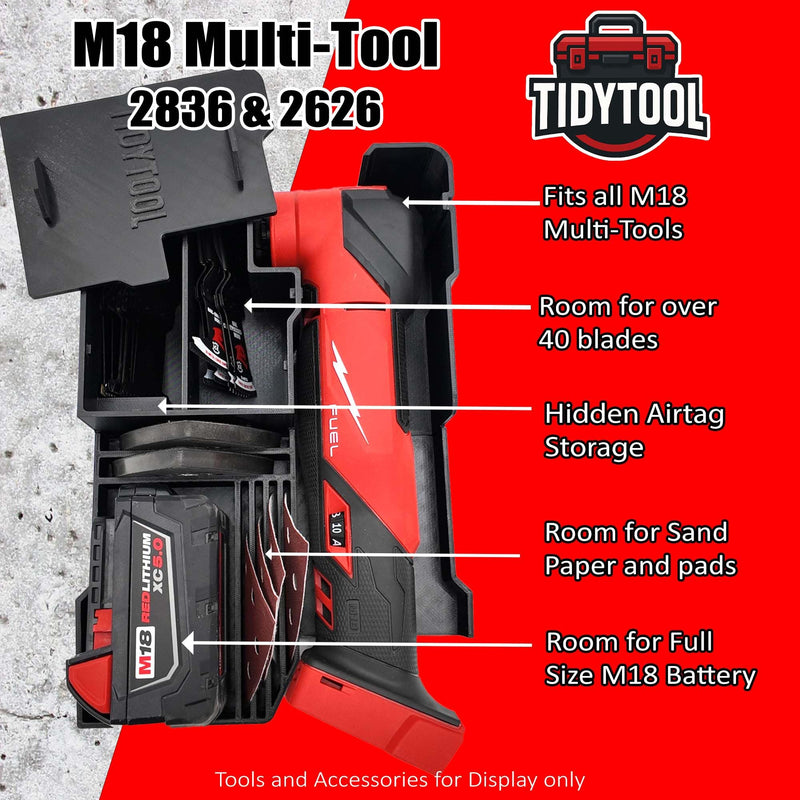 Organizer for M18 Multi Tool and Milwaukee Compact Organizer Tool Box