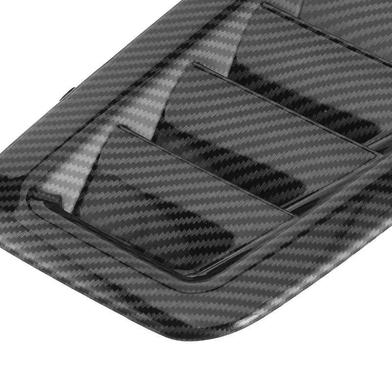 Estink Car Bonnet Vents, Pack of 2 ABS Plastic Universal Auto Air Vents Engine Hood Exterior Parts Replacement Vent Modified Accessory Fit for Focus RS MK2 Style (Carbon Fiber), (Estinkuf8e210nhg-11) Carbon Fiber