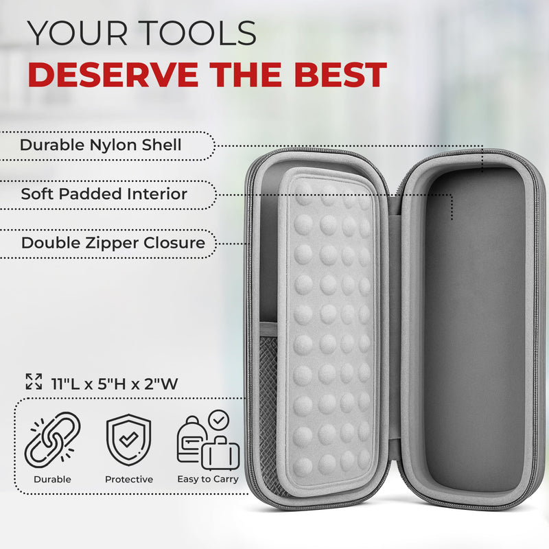 Ever Ready First Aid Stethoscope Case, Grey, with Rubber Grip Handle, Includes a Dual Head Stethescope, Titanium Shears,and 2 Penlights Black & Silver
